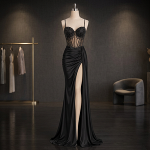 Fashion Luxury <b>Maternity</b> Floor-Length Sleeveless <b>Evening</b> <b>Gown</b> with Premium Imported Fabric for Cocktail Parties & Celebrations - Product Image 1