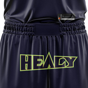 Survêtement de sport unisexe en polyester/coton de haute qualité, séchage rapide, respirant, évacuation de l'humidité, tenue de basket-ball avec logo personnalisé - Product Image 5