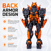 Disfraz de robot transformable Mecha portátil con armadura de EVA y zancos, tipo mascota, para adultos, en stock de fábrica