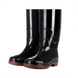 Botas de Lluvia Impermeables de PVC hasta la Rodilla para Hombre y Mujer, Antideslizantes, para Invierno, Verano y Otoño, para Niños y Adultos - Product Image 4