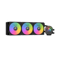 Refroidisseur de processeur liquide 360mm radiateur PC boîtier Argb ventilateur écran LCD avec affichage Kirin360 ventilateur CPU ARGB noir