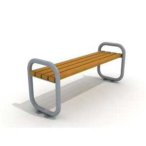 Elegante 145 cm sin espalda al aire libre Patio Banco Living Solution para asientos - Product Image 1