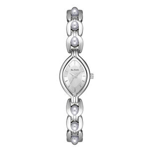 BS Bee sستر FA1866 ضوء القرون الوسطى الفاخرة تقليد اللؤلؤ ساعات نوعية جيدة خمر السيدات ووتش - Product Image 3