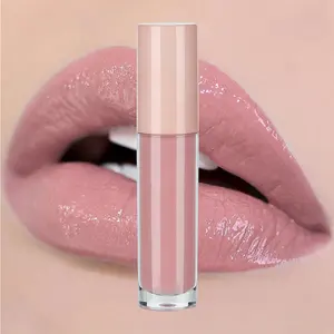 L06 Großhandel Hochwertige Handelsmarke Glitter Lip gloss Machen Sie Ihren eigenen Lip gloss Benutzer definiertes Logo Shiny Lip gloss