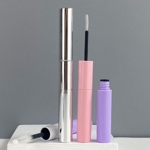 Échantillon gratuit, emballage de flacon cosmétique en plastique 2 en 1, <span class=keywords><strong>tube</strong></span> de mascara noir personnalisé à double extrémité avec brosse en nylon - Product Image 2