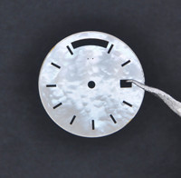 Esfera de Nácar Natural Personalizable de 3A 30*0.15mm con Diseño de Escamas de Pez para Relojes, Accesorio para Piezas de Relojería
