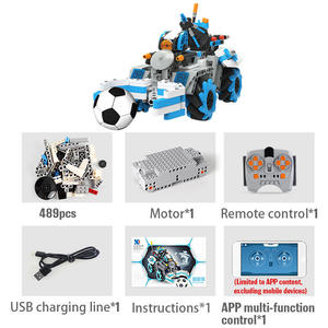 <span class=keywords><strong>2</strong></span>.4G RC Robot Brinquedos Futebol Brinquedo Controle Remoto Futebol Jogo Programação RC Building Blocks Brinquedos 489PCS - Product Image 4