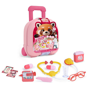 Ensemble de <span class=keywords><strong>jeu</strong></span> de rôle <span class=keywords><strong>pour</strong></span> filles JY, <span class=keywords><strong>jeu</strong></span> de simulation de docteur avec valise rétractable et 11 accessoires médicaux <span class=keywords><strong>pour</strong></span> le <span class=keywords><strong>jeu</strong></span> de rôle et le rangement - Product Image 1