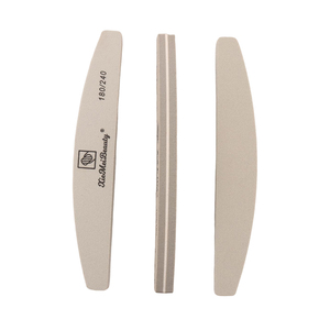 <span class=keywords><strong>Lima</strong></span> <span class=keywords><strong>de</strong></span> Uñas Profesional Desechable Personalizada <span class=keywords><strong>de</strong></span> Doble Cara, Esponja Gris, <span class=keywords><strong>Grano</strong></span> 100/180, con Logotipo, Forma <span class=keywords><strong>de</strong></span> Media Luna, para Manicura - Product Image 3