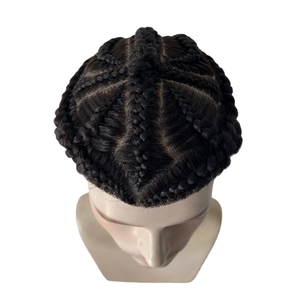 Extensiones de <span class=keywords><strong>Cabello</strong></span> Humano Virgen de Malasia, <span class=keywords><strong>Trenzas</strong></span> Cruzadas # Tupé de Seda Negro 1B de 8x10 <span class=keywords><strong>para</strong></span> <span class=keywords><strong>Hombres</strong></span> Asiáticos - Product Image 2