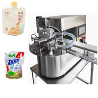 Machine à emballer automatique 1 tête de remplissage bec pochette sac Doypack liquide eau potable remplissage bouchage