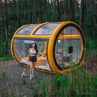 Tente de camping gonflable portable multi-personnes pour l'extérieur, tissu PVC imperméable, tente gonflable pour le camping
