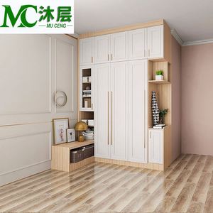 Custom Luxury Walk-<b>In</b> Solid Wood Modular Closet Organizer Modern Design <b>Sideboard</b> Furniture Living Room Dining Storage Armoire - Product Image 5