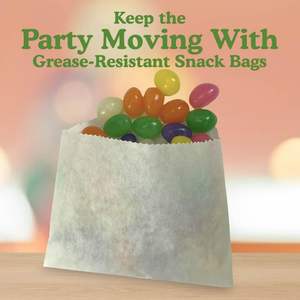 บรรจุภัณฑ์คุกกี้ลูกกวาดแบบย่อยสลายได้ถุง<span class=keywords><strong>อาหาร</strong></span>กันไขมันอุปกรณ์สำหรับปาร์ตี้ขนาด<span class=keywords><strong>เล็ก</strong></span> - Product Image 2