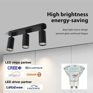 2025 sản phẩm mới bề mặt vòng có thể điều chỉnh lịch thi đấu nhôm GU10 LED Đèn sân khấu trong nhà phù hợp phòng LED ánh sáng tại chỗ - Product Image 2