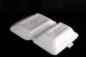 Caja de alimentos Cajas de espuma Restaurante Contenedores para llevar Comida rápida Envases de espuma Contenedores desechables para comedor Fiambrera - Product Image 3