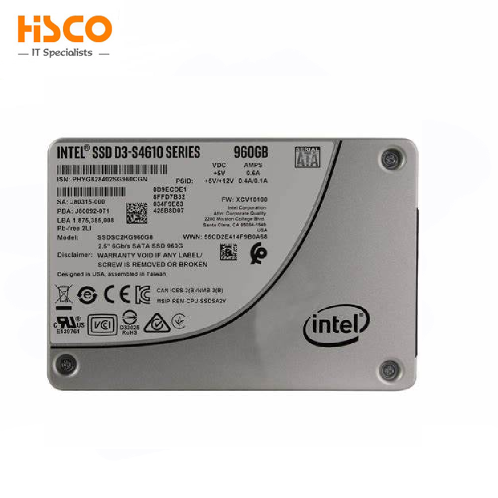 SSDSC2KG960G8 SSDSC2KG960G801インテルD3-S4610シリーズ960GB SATA