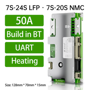Jiabaida 내장형 BT 7S 8S 24V 13S 14S 36V 15S <span class=keywords><strong>16S</strong></span> 48V 40A 50A 60A <span class=keywords><strong>80A</strong></span> 스마트 <span class=keywords><strong>BMS</strong></span> 7S-24S LiFePO4 리튬이온 배터리 UART 히팅 기능 포함 - Product Image 4