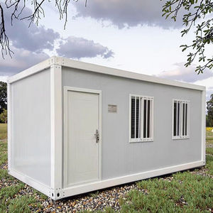Casa Container Smontabile Prefabbricata con Telaio in Acciaio, Cabina Portatile per Ufficio in Cantiere, Campo Post-Costruzione, Resistente alle Intemperie, 20 piedi - Product Image 4