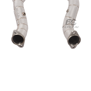 Collecteur d'échappement haute performance OEM pour Chevrolet <span class=keywords><strong>Corvette</strong></span> C7 6.2L 2014-2019, en acier inoxydable, avec tuyau de descente et bouclier thermique - Product Image 5