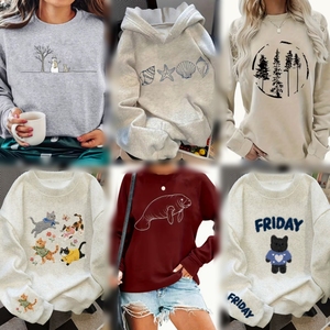 Women's Autumn Winter Casual Knitted Sweatshirt Pullover Loose Fit Soft Warm Solid Color Tops Bulk Wholesale - Product Image 5