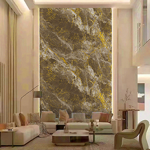 Fancy Style Hotel Lobby Villa Entrada Protección de pared Fácil limpieza Mármol Paneles UV Personalizado ODM OEM Servicios a prueba de agua - Product Image 1