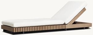 Chaise longue de luxe en teck massif moderne pour jardin, piscine, plage, hôtel 5 étoiles, villa, pont, yacht, <span class=keywords><strong>transat</strong></span> - Product Image 2