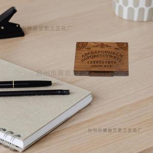 Mini tiroir miniature en bois, écologique, personnalisable, ornement de décoration intérieure, pièce de présentation artisanale pour table. - Product Image 2