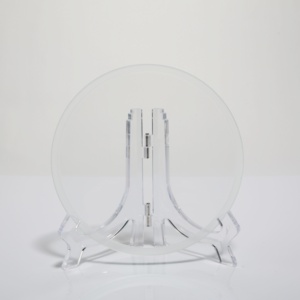 Chất lượng cao Vòng rõ ràng Tempered <span class=keywords><strong>Glass</strong></span> đĩa thiết kế hiện đại Nhà máy-cung cấp đèn bao gồm & Shades - Product Image 6