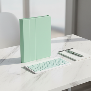 Funda de Cuero a Prueba de Golpes para Tablet con Teclado Inalámbrico, Ranura para Lápiz y Panel Táctil, Compatible con <span class=keywords><strong>iPad</strong></span> Pro 11" 2022/2021/2020/ Air13 2025 - Product Image 2
