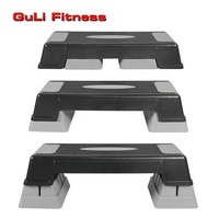 Plateforme de Step Aérobic Professionnelle Guli Fitness Multifonctionnelle à Hauteur Réglable OEM/ODM pour Exercices de Step et de Sit-up