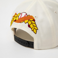 Topi Snapback Kontras Warna Mewah Campuran Wol Akrilik Bordir Gorras Topi Baseball