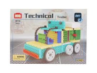 Bloques de construcción eléctricos técnicos Rc Car Kids Toys Blister Card 50 Plastic Slide ABS Unisex Best Sales 2024 5 en 1 Orange 24PCs