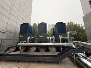 Appareil de chauffage hybride gaz-électrique R-410A haut de gamme à économie d'énergie pour projets hôteliers, avec dispositif de protection de sécurité pour bâtiments publics - Product Image 5