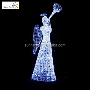 Décorations lumineuses de Noël pour l'extérieur, lumières LED d'ange pour l'extérieur - Product Image 5