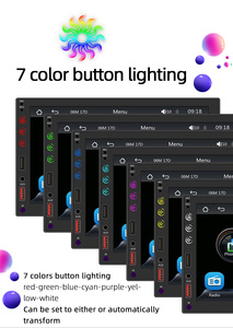 Universal <span class=keywords><strong>2</strong></span> Din 7 pulgadas inalámbrico CarPlay Android Auto RDS FM AM táctil coche reproductor Multimedia USB Mirror Link reproducción de películas - Product Image 5
