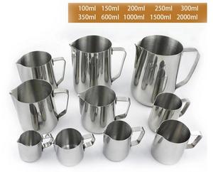 Café lait moussant pichet tasse 12oz et 20oz pichets à la vapeur en acier inoxydable lait café Cappuccino Latte - Product Image 5