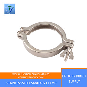 ตัวหนีบสแตนเลส TY <span class=keywords><strong>304</strong></span> แบบหล่อขึ้นรูปความแม่นยำสูง แบบปลดเร็ว ข้อต่อแบบรวดเร็ว ตัวล็อคเกรดสุขภัณฑ์ ตัวเชื่อมต่อแบบสายรัด ตัวหนีบสุญญากาศ - Product Image 1