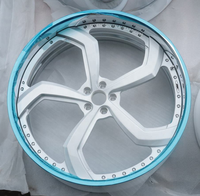 Jantes forgées sur mesure Duaxen Forgealloy à profil profond 20 22 24 26 28 pouces, jantes DUB 5 branches forgées en 2 pièces pour Chevrolet