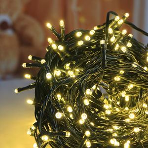 New <b>Garden</b> Outdoor 400L Warm White Led <b>String</b> Lights with Waterproof Timer IP44 Adapter for Christmas Decoration fairy Lights - Product Image 3