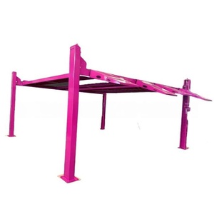 Charge lourde grand <span class=keywords><strong>pont</strong></span> élévateur de voiture automatique à 4 pôles <span class=keywords><strong>garage</strong></span> hydraulique de 4.5 tonnes ascenseur de voiture à quatre poteaux souterrain - Product Image 3