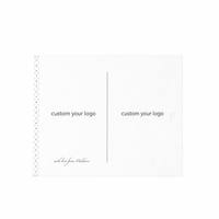 Cartes de présentation pour bijoux avec trou de suspension en papier, personnalisables pour l'emballage et la présentation des boucles d'oreilles