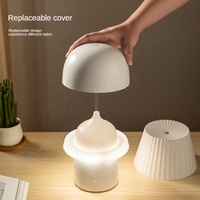 Diffuseur d'arômes ultrasonique portable avec lumière LED de nuit à 7 couleurs pour la décoration de la maison