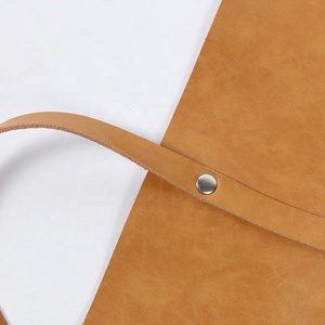 CHANGRONG Custom 3-Knife Slots Brown Leather Chef Knife <strong>Roll</strong> <strong>Bag</strong> Portable and Durable for <strong>Tool</strong> Storage OEM and ODM Supported - Product Image 4
