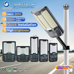 ไฟถนนโซลาร์เซลล์แบบ All-in-One กันน้ำกลางแจ้ง IP67 ABS SMD 400W 500W 800W 1000W 1500W - Product Image 1