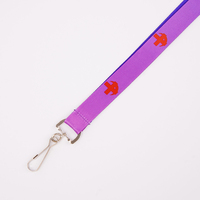 Logo kustom ramah lingkungan cetak kustom penggunaan sehari-hari Lanyard poliester/nilon/tahan air pemegang telepon dompet pergelangan tangan leher manik Guru