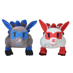 Peluche Roblox Renard à Neuf Queues Rouge Blanc Gris Bleu, Cadeau, Rembourrage en Coton PP Durable - Product Image 1