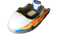 Vicking Mini bateau à réaction électrique de luxe à un siège Yacht de sport pour sports nautiques EPP bateau de pêche électrique avec jet de mer Kart