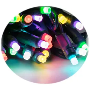 Lampu Natal Multi RGB tahan air untuk pohon Natal