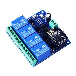#63196 ESP8266 ESP-01 5V 4 vie modulo relè WiFi <span class=keywords><strong>cose</strong></span> Smart Home telecomando interruttore ESP01 modulo Wireless WIFI - Product Image 1